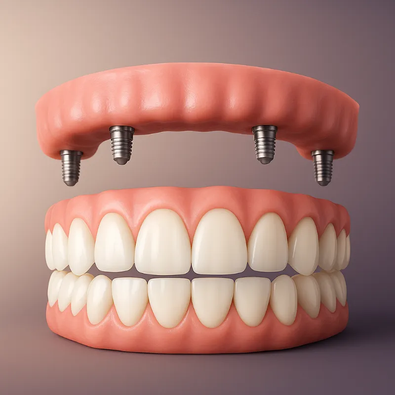 All-on-4 protocol full arch on implants